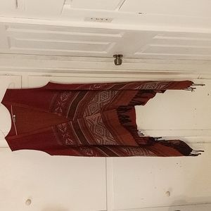 Earthbound Trading Co | Western Style Long Vest size large